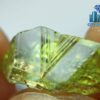 Excellent Transparent Rare Natural Chrysoberyl Apple Green Half Petal Crystal with naturally formed growth marks - city of gem ratnapura