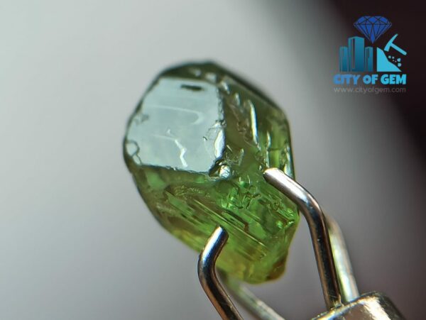 Excellent transparent Rare Natural Chrysoberyl Alexandrite Complete Crystal with growth Marks City of gem Ratnapura