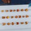 Fine Quality Natural Orange Zircon Gemstones Collection - city of gem Ratnapura