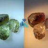 Ceylon Natural Alexandrite Cats Eye with small alexandrite couple (all facet grade) - city of gem Ratnapura