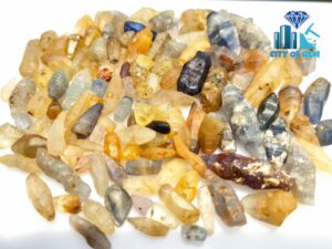 Ceylon Natural Sapphire Crystal Collection