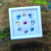Unheated Ceylon Sapphire Heart Collection with Oval Shape Hot Pink Sapphire