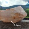 Ceylon Natural Enhydro Quartz Crystal - Visible moving gass bubble - city of gem Ratnapura