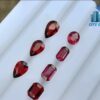 Natural Pink & Red Garnet Faceted Gemstones Collection with Purplish Rhodolites - City of gem Ratnapura