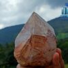 Ceylon Natural Enhydro Quartz Crystal - Visible moving gass bubble - city of gem Ratnapura