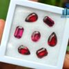 Natural Pink & Red Garnet Faceted Gemstones Collection with Purplish Rhodolites - City of gem Ratnapura