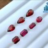 Natural Pink & Red Garnet Faceted Gemstones Collection with Purplish Rhodolites - City of gem Ratnapura