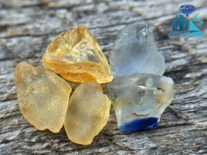 Facet Grade Ceylon Natural Sapphire Rough Gemstones Collection - City of gem ratnapura