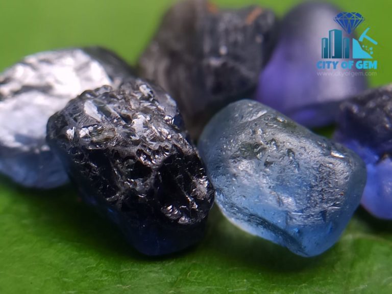 Facet Grade Natural Sapphire Rough Gemstones Collection