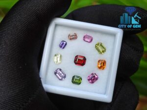 High Quality Ceylon Natural Mix Variety of Octagon Shape Gemstones collection