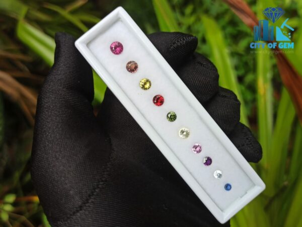 _Natural Multicolour Gemstones Round Lot With Different Gem Varieties - city of gem ratnapura