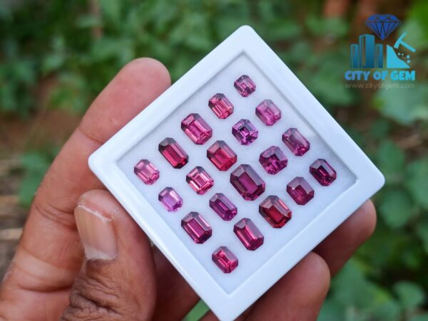 SRI LANKAN ELAHERA GARNET FACETED OCTAGON COLLECTION -City of gem ratnapura