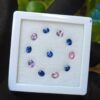 Ceylon Natural Royal Blue Sapphire and Pink to Purple Range Faceted Sapphire Collection - city of gem ratnapura