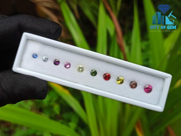 _Natural Multicolour Gemstones Round Lot With Different Gem Varieties - city of gem ratnapura
