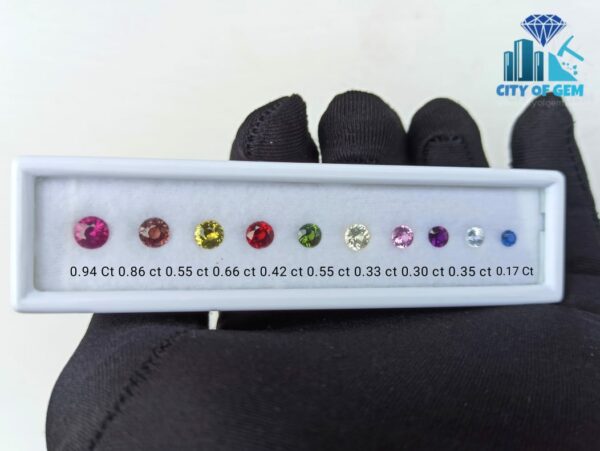 _Natural Multicolour Gemstones Round Lot With Different Gem Varieties - city of gem ratnapura
