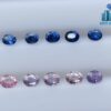 Ceylon Natural Royal Blue Sapphire and Pink to Purple Range Faceted Sapphire Collection - city of gem ratnapura