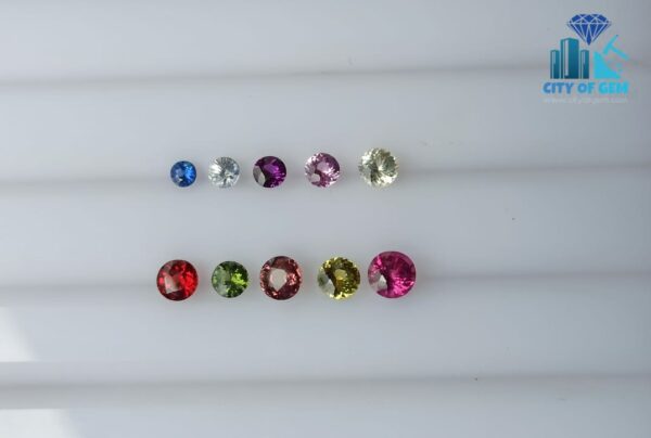_Natural Multicolour Gemstones Round Lot With Different Gem Varieties - city of gem ratnapura