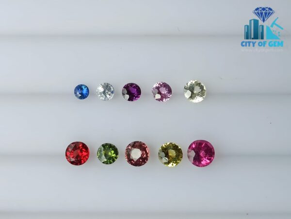 _Natural Multicolour Gemstones Round Lot With Different Gem Varieties - city of gem ratnapura