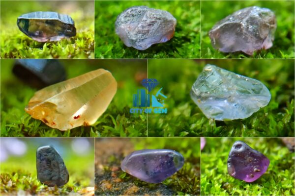 Facet Grade Rough Ceylon Natural Sapphire Collection - city of gem ratnapura