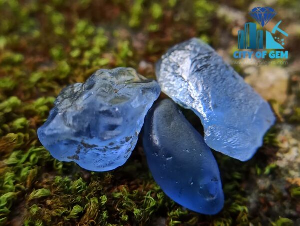 Ceylon Natural Rough Sapphire Mix Color Collection from City of Gem - city of gem ratnapura