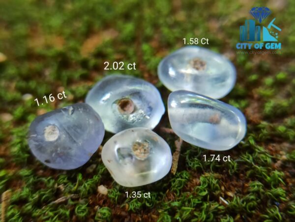 Ancient Natural Sapphire Mukkaru Beads from Sri Lanka mukkaru stones- Gem History City of gem ratnapura