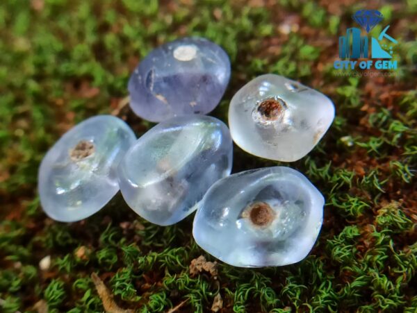 Ancient Natural Sapphire Mukkaru Beads from Sri Lanka mukkaru stones- Gem History City of gem ratnapura