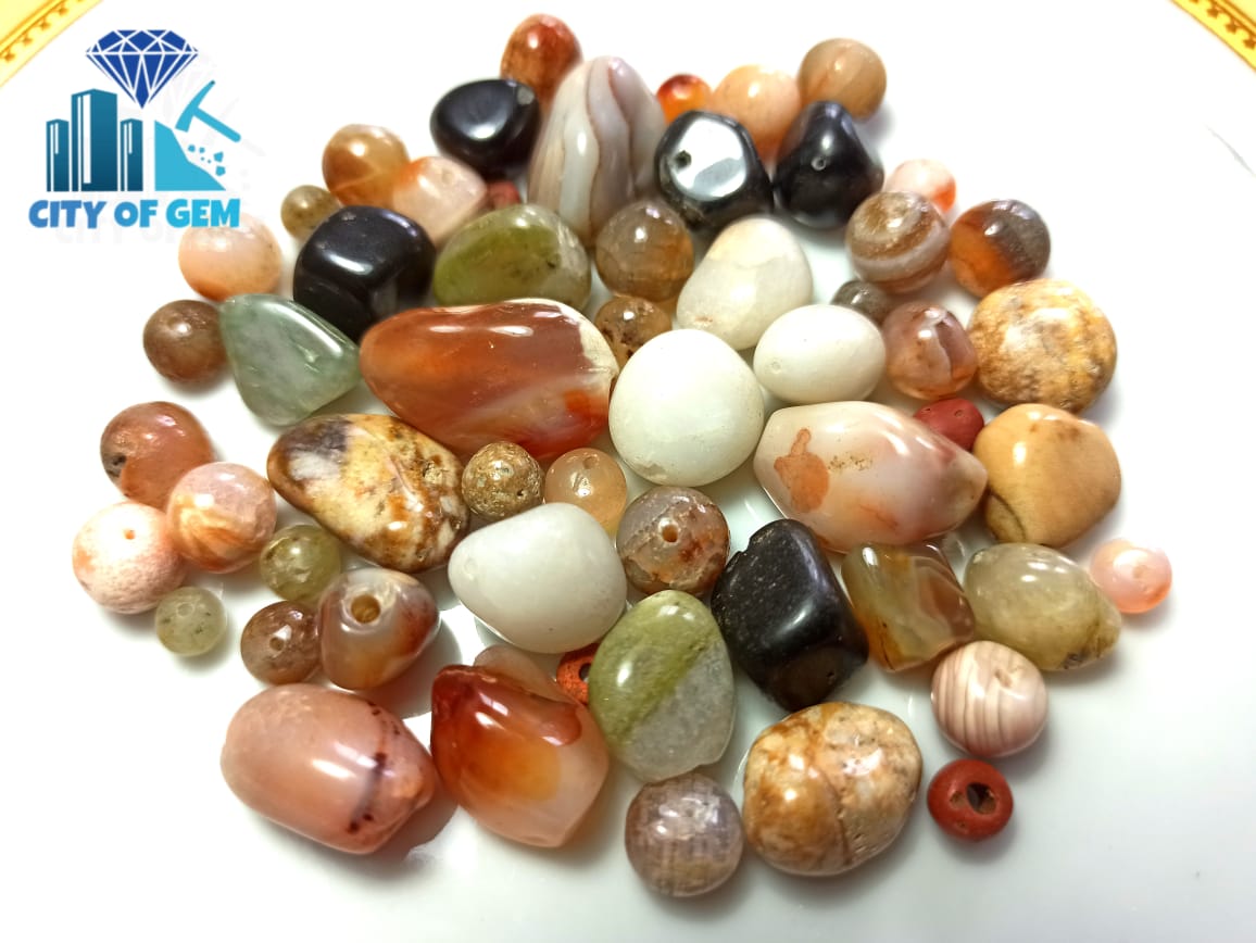 Ancient Mukkaru Beads Collection from Old Mukkaru Mining in Sri Lanka