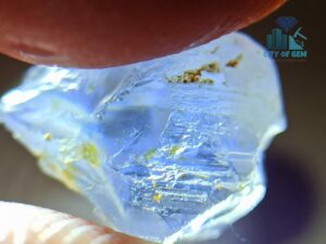 2_Facet Grade High Quality GEUDA Called dum gal- Natural Heating Sapphire - city of gem ratnapura