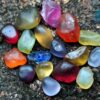 4_Facet Grade Natural Multicolour Rough Gemstones Collection - city of gem ratnapura