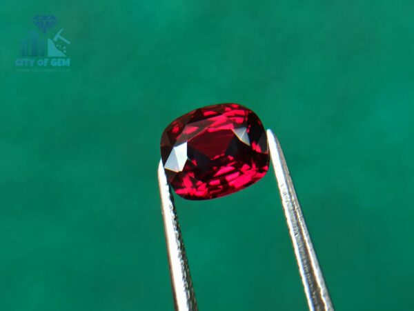 1_Green & Red - Natural Green Zircon and Red Garnet Couple from Sri Lanka -City of gem ratnapura