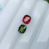 1_Green & Red - Natural Green Zircon and Red Garnet Couple from Sri Lanka -City of gem ratnapura