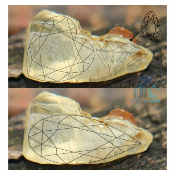 2_Ceylon Natural Yellow Sapphire from Kolonna Mining Sri Lanka - Kolonna Sapphire - city of gem ratnapura