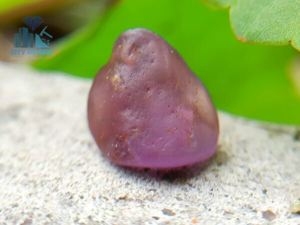 3_Facet Grade Ceylon Natural Sapphire Rough Stones - Pink to Purple Color Range - city of gem ratnapura