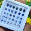 8_Oval Shape Blue Sapphire Faceted Gemstones Collection - city of gem ratnapura