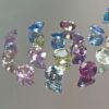 3_Ceylon Natural Faceted Sapphire Mix Color Oval shape collection! - city of gem