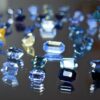 3_Faceted Octagon Shape Various shades of Blue Sapphire Collection - city of gem ratnapura