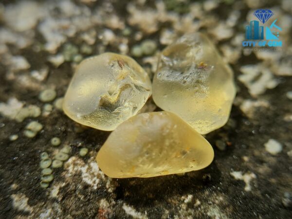 3_Facet Grade High Quality Natural Yellow Sapphires Rough - city of gem ratnapura