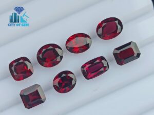 1_Natural Garnet Faceted Collection Oval, Cushion & Octagon - city of gem ratnapura