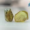 Rare Natural Chrysoberyl Crystal Couple With Naturally Occurred Growth Marks