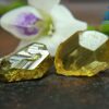 Rare Natural Chrysoberyl Crystal Couple With Naturally Occurred Growth Marks