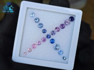 Natural Ceylon Sapphire Faceted Round Shape Collection