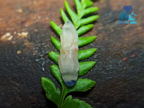 2_Ceylon Natural sapphire Crystal Couple city pf gem blue sapphire and white sapphire with blue color band