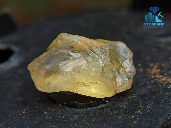 9_Natural Heating Grade Yellow Sapphire Rough Gemstone - Fecet Grade