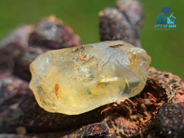 9_Natural Heating Grade Yellow Sapphire Rough Gemstone - Fecet Grade
