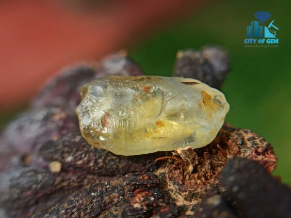 9_Natural Heating Grade Yellow Sapphire Rough Gemstone - Fecet Grade