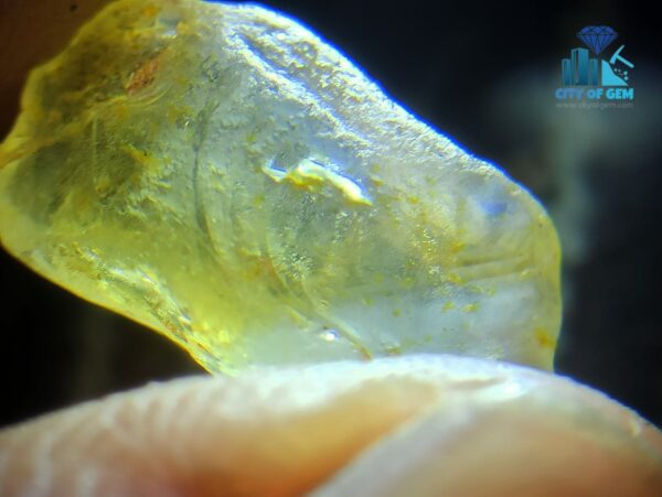 9_Natural Heating Grade Yellow Sapphire Rough Gemstone - Fecet Grade
