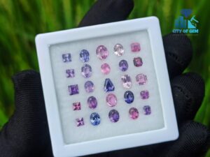 Ceylon Natural Sapphire Faceted Stone Collection