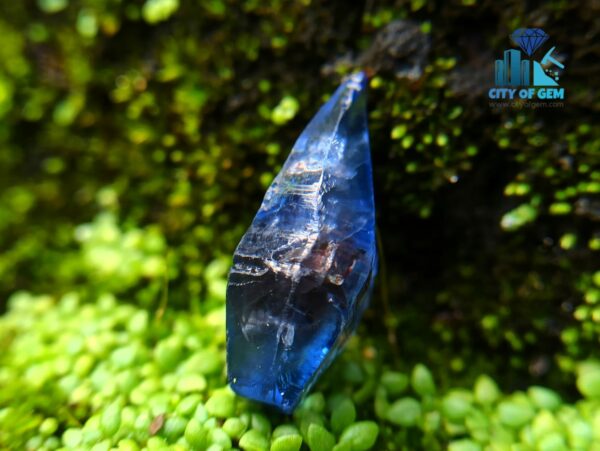 Kataragama Blue Sapphire Crystal – Natural Royal Blue Sapphire Complete Crystal
