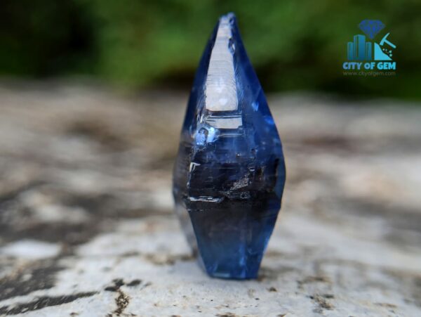 Kataragama Blue Sapphire Crystal – Natural Royal Blue Sapphire Complete Crystal