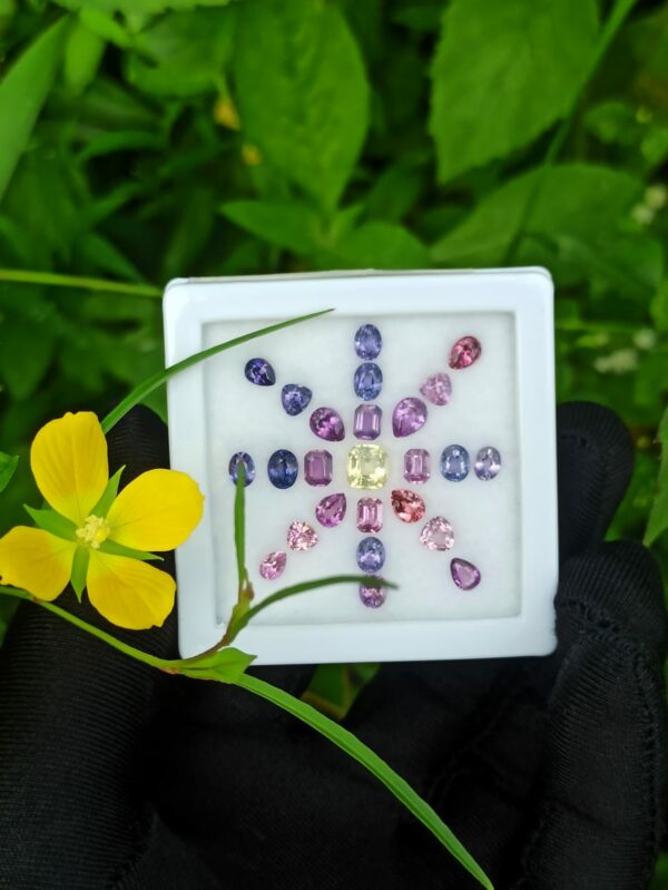 Ceylon Natural Sapphire Faceted Stone Collection